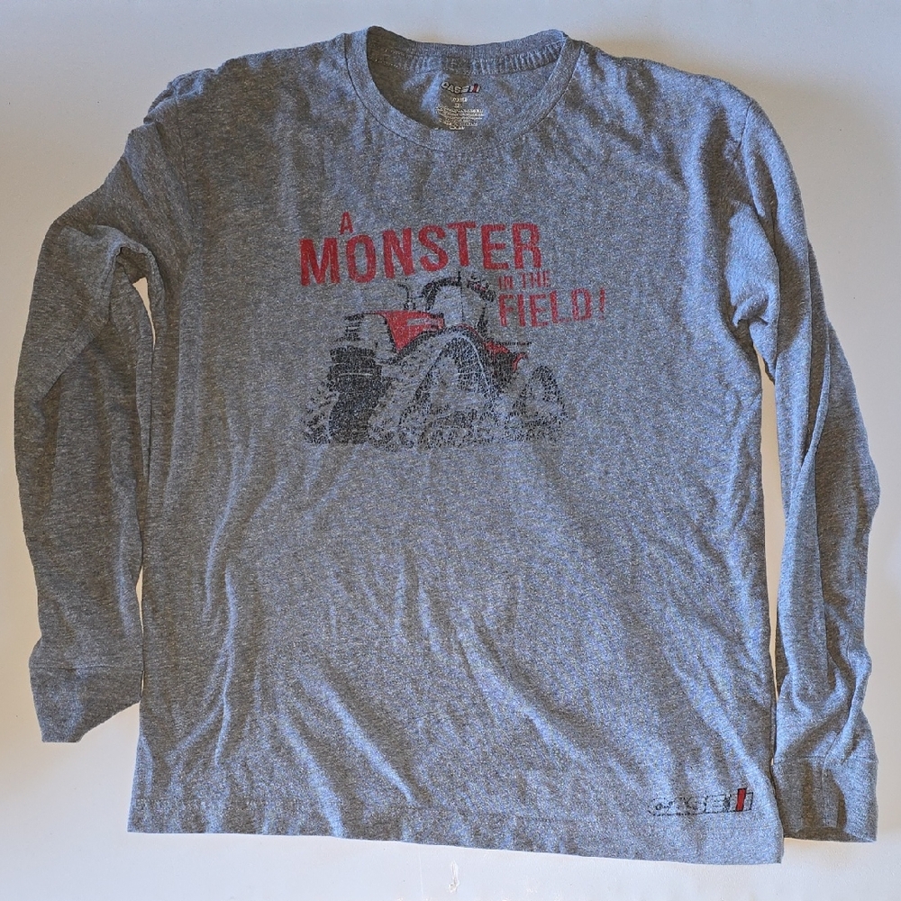 Case IH XL Gray Graphic Long Sleeved Shirt XL